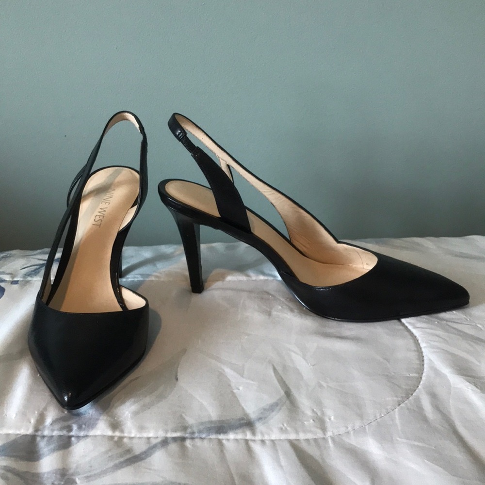 Nine West black heels